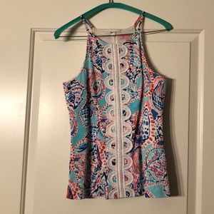 Multi colored tank top